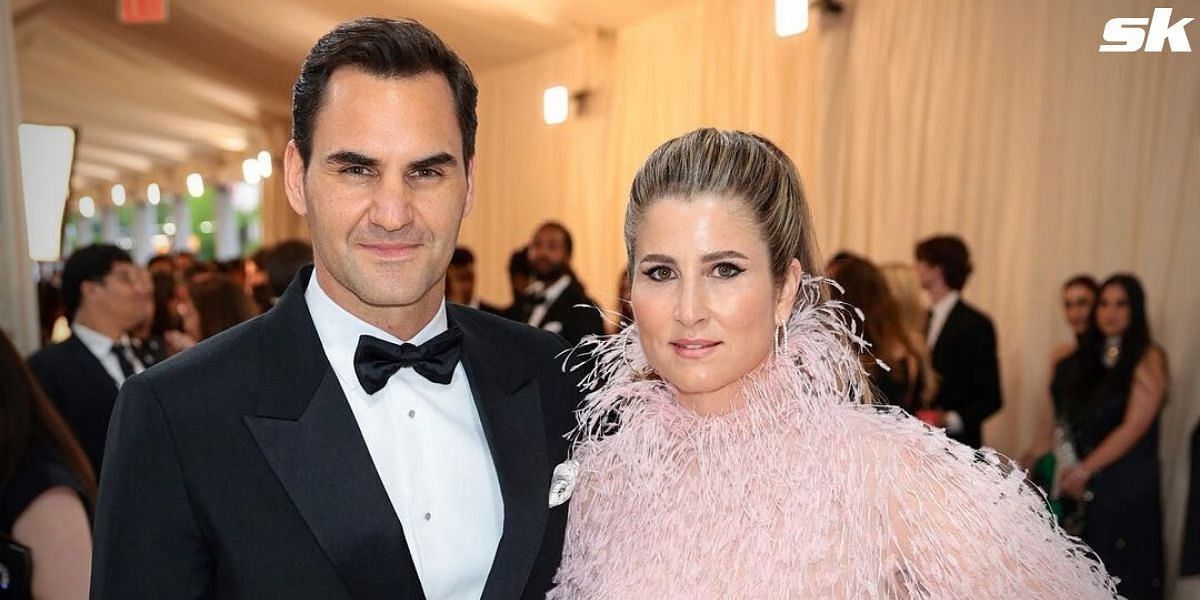 Roger Federer and wife Mirka at the 2023 Met Gala