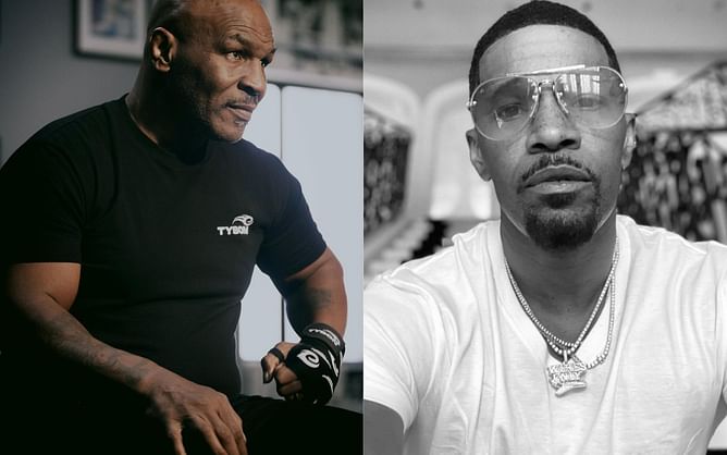 Mike Tyson ignores question about upcoming movie after potential lead Jamie Foxx's health scare