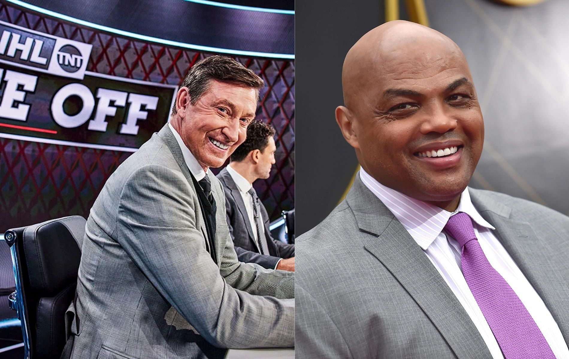 Wayne Gretzky was recruited by Charles Barkley to join NHL on TNT