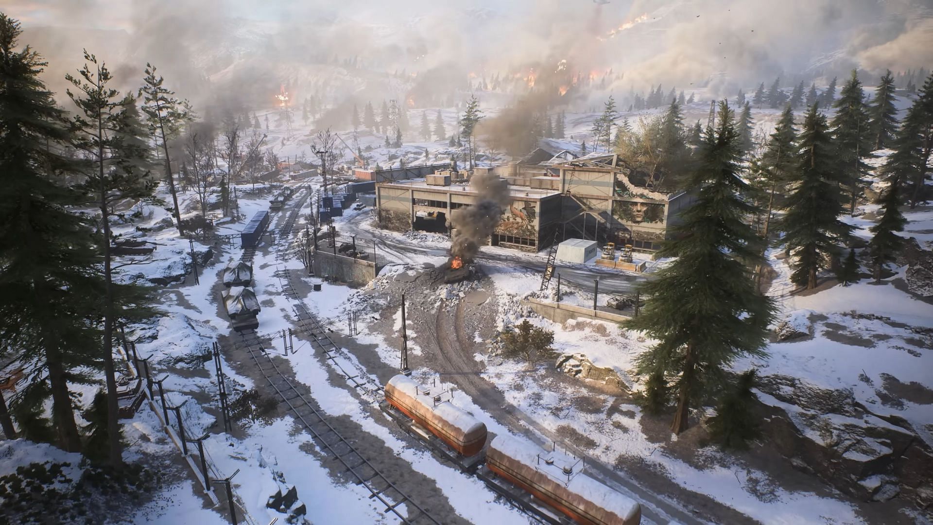 The map has a winter setting (Image via DICE) 