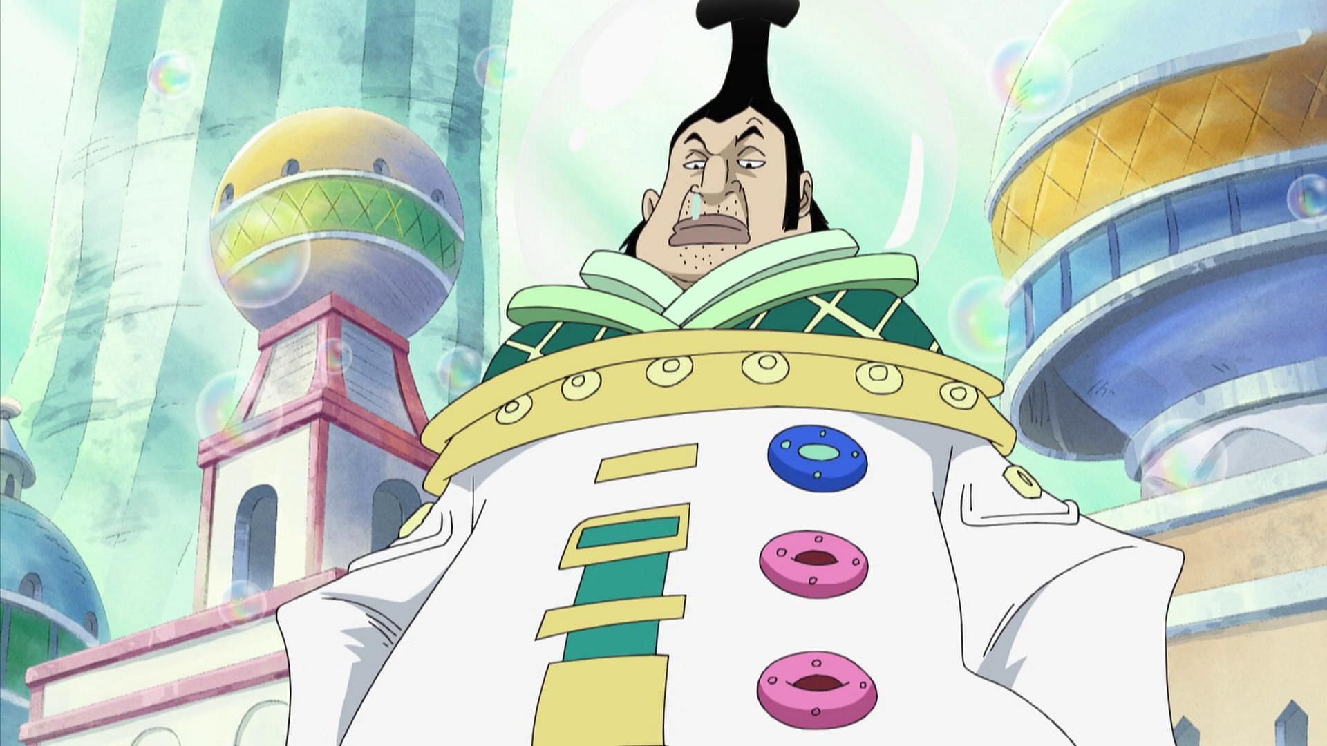 One Piece Chapter Two Straw Hat Grand Fleet Officers Strike A Celestial Dragon