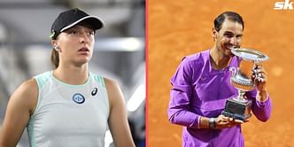 "Rafael Nadal is called a clay specialist but he has won so many tournaments on hardcourt and grass" - Iga Swiatek