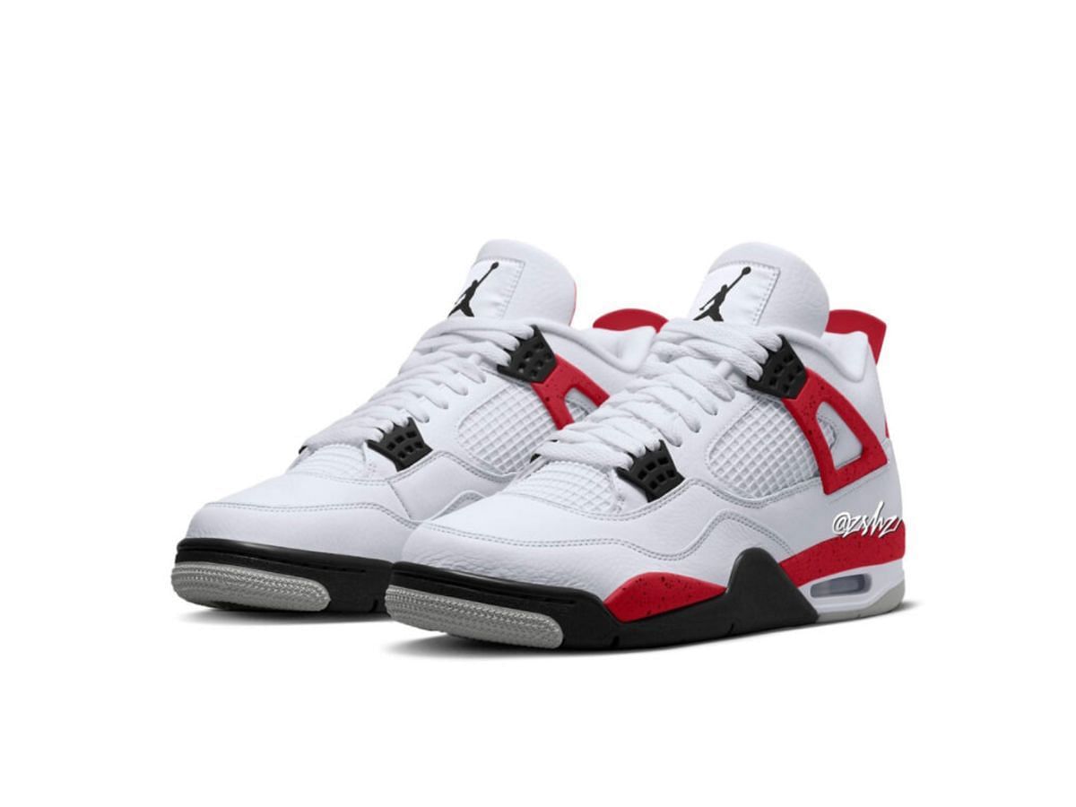 Nike Air Jordan 4 &quot;Red Cement&quot; sneakers (Image via Nike)