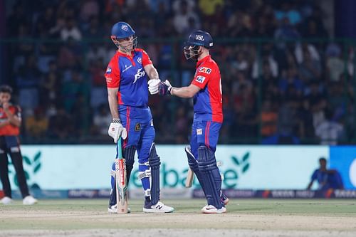 Mitchell Marsh in action for the Capitals (Image Courtesy: Twitter/IPL)