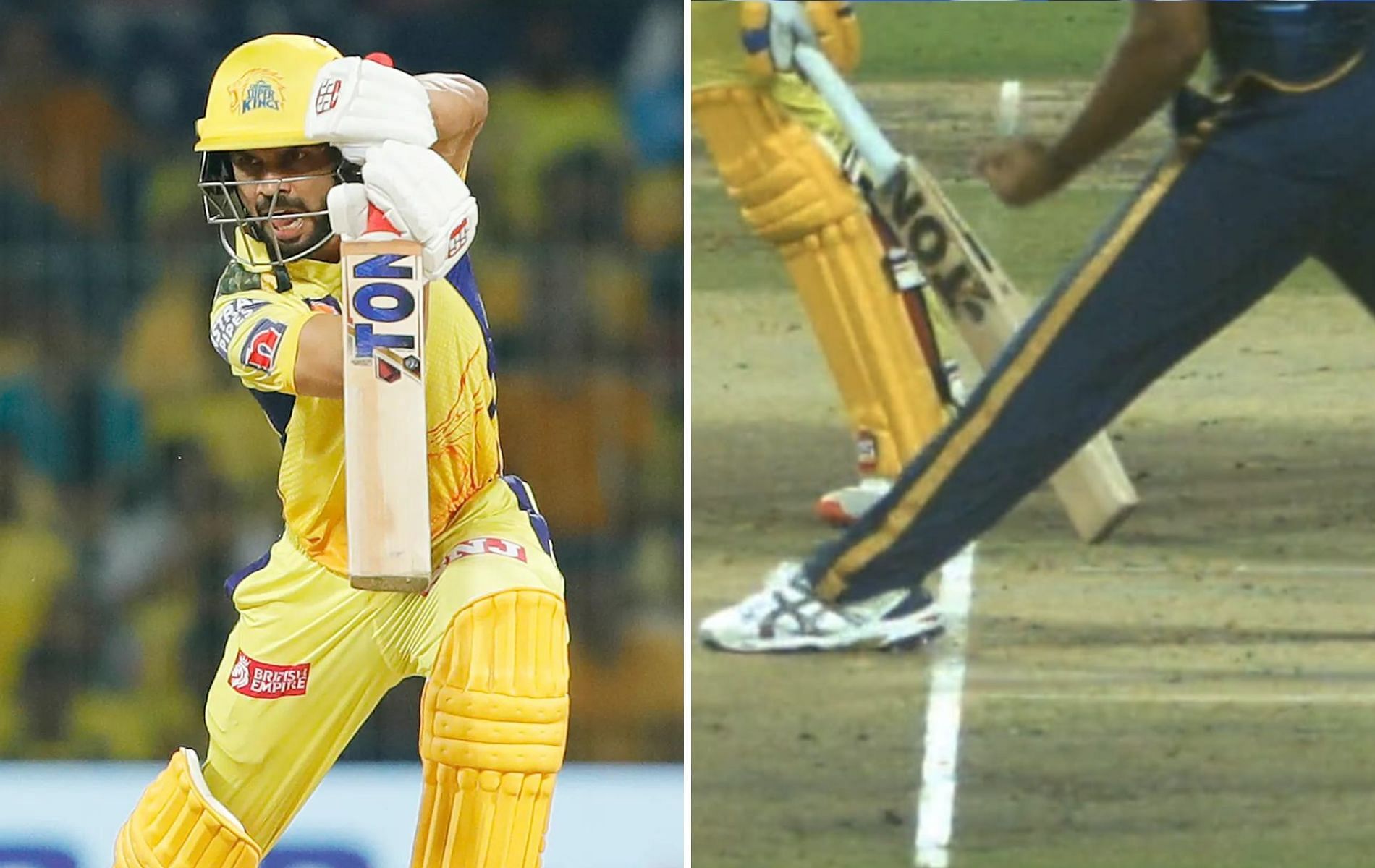 Ruturaj Gaikwad smashed a wonderful fifty vs GT. (Pics: IPLT20.com/Jio Cinema)