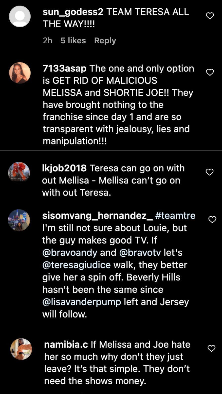 Fans react to The Real Housewives of New Jersey being at a crossroad due to the Guidice-Gorga feud (Image via Instagram/@rhonjobsessed)