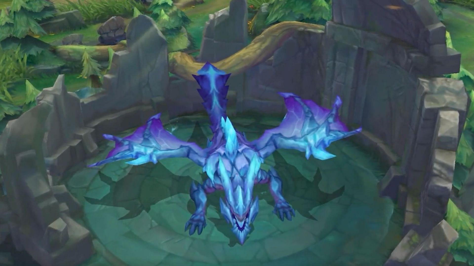 Ice Dragon will debut as the new elemental enemy through Playhem patch. (Image via Riot Games)