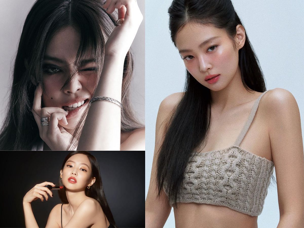 Collection of Jennie BLACKPINK Photos Showing Bra During Selfie