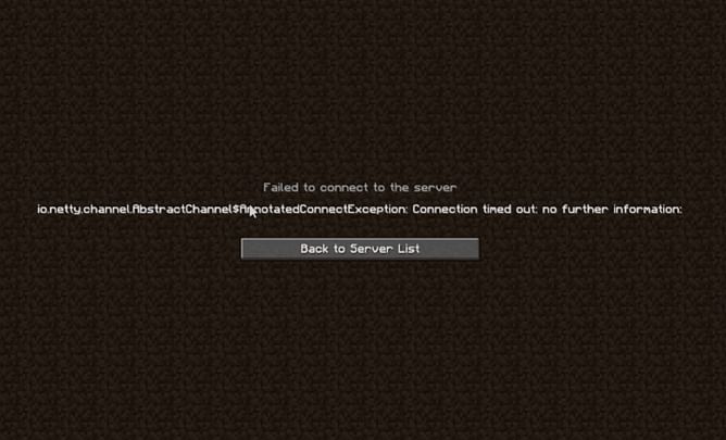 How to fix "Failed to connect to the server" error in Minecraft