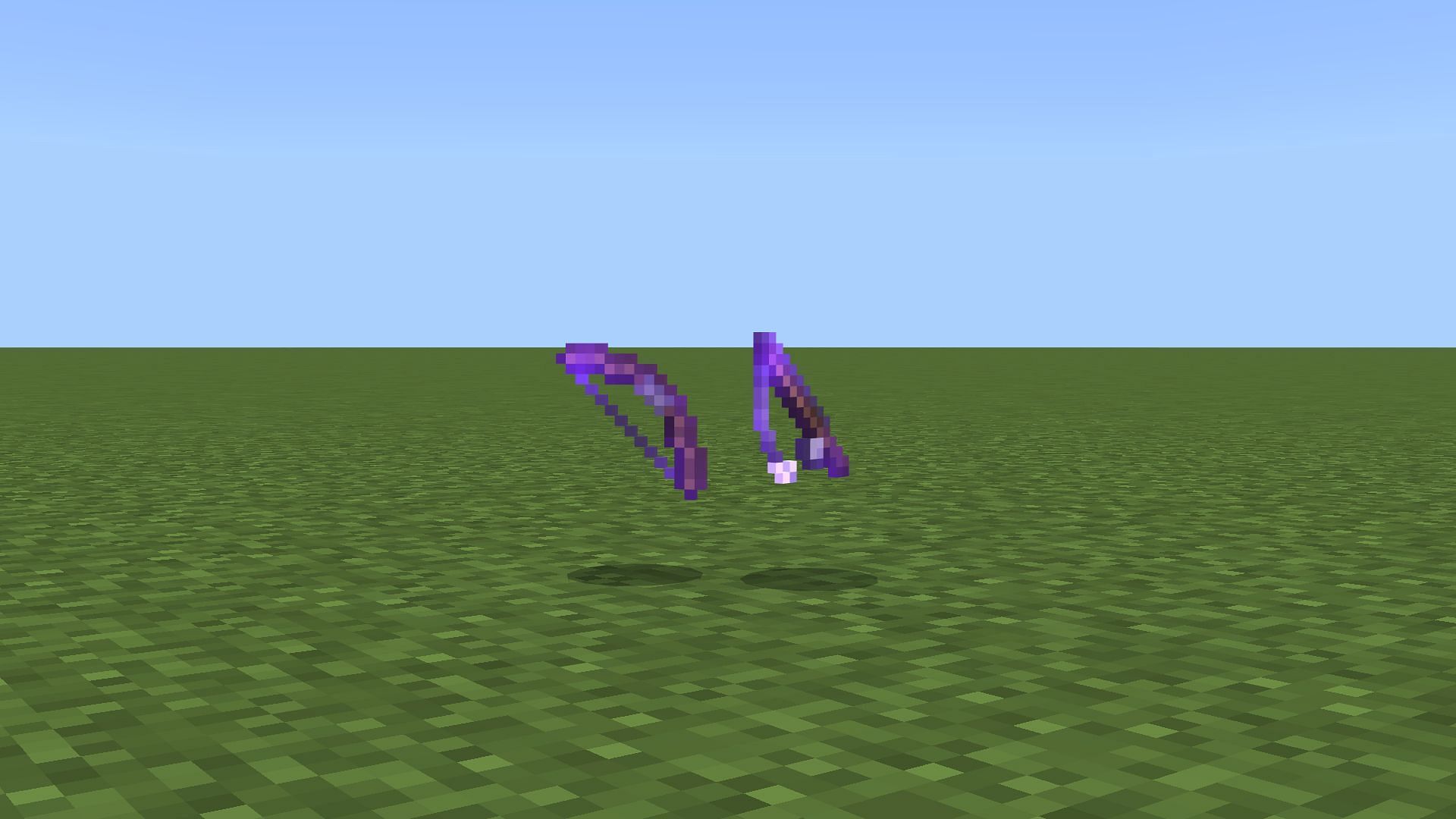 You can also catch bows and fishing rods that have enchantments on them in Minecraft (Image via Mojang)