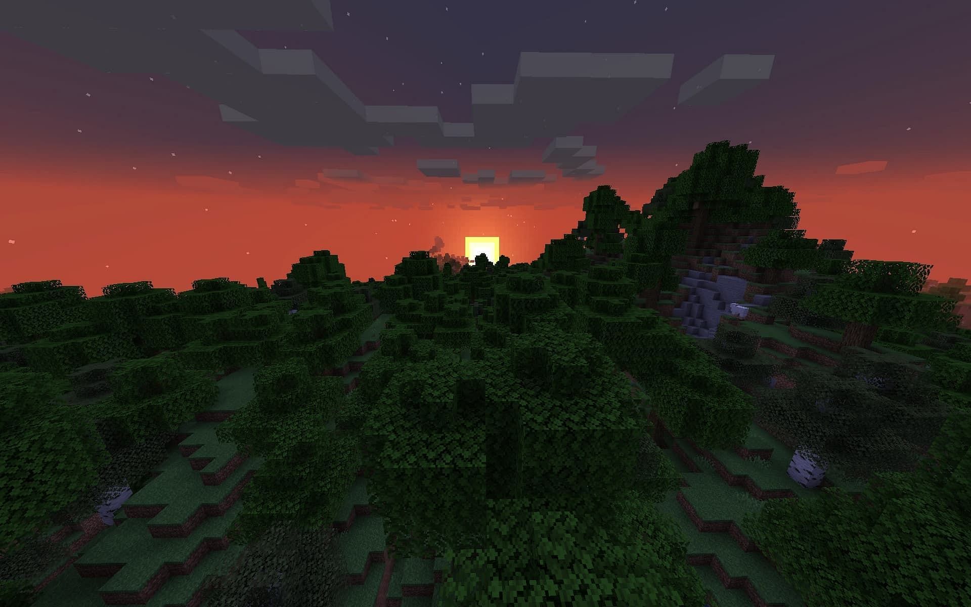 The daylight cycle makes the world feel much more alive (Image via Minecraft.Fandom.com)
