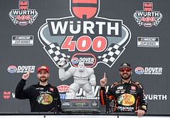 Who is the crew chief of Dover race winner Martin Truex Jr.?