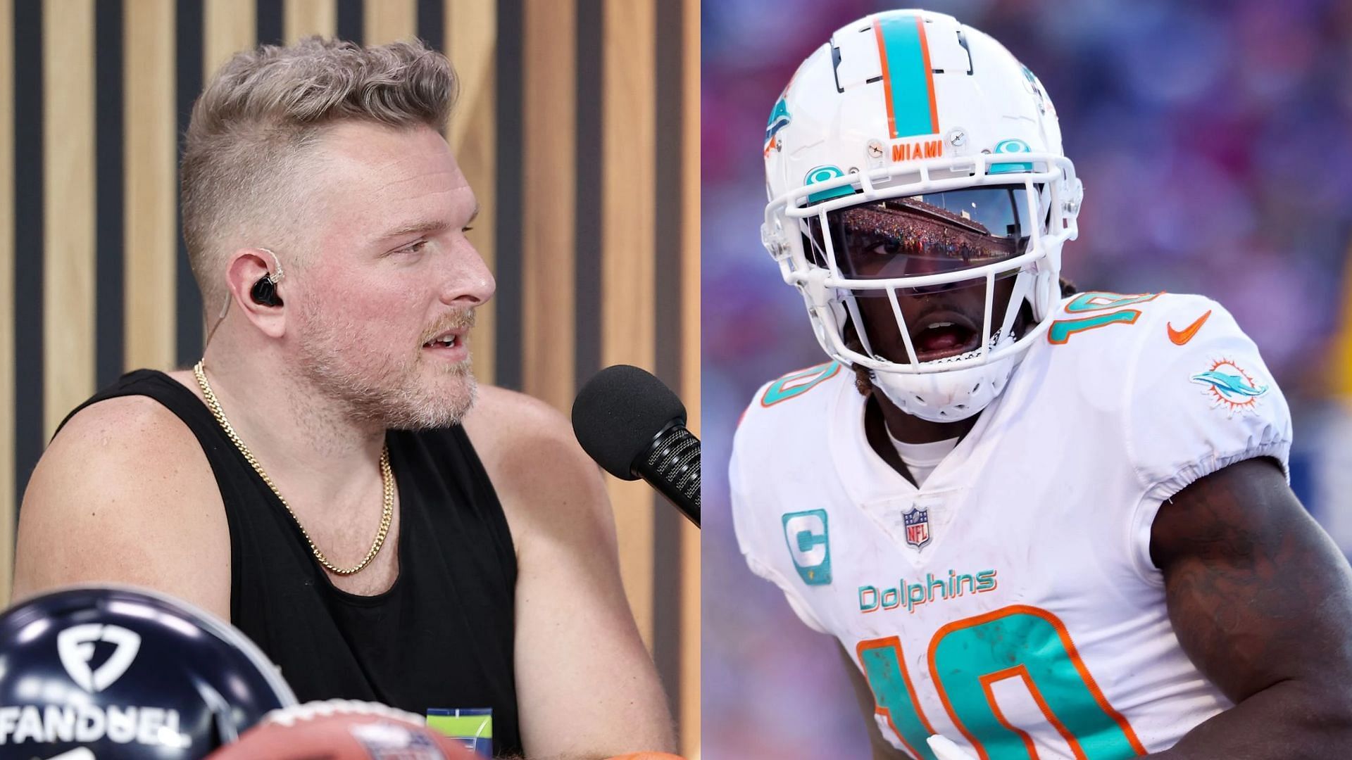 Dolphins receiver Tyreek Hill is on board with Pat McAfee