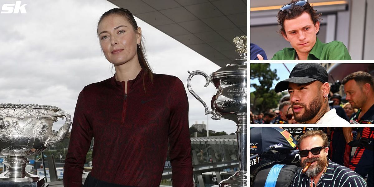 Maria Sharapova attended a star-studded weekend at the Monaco Grand Prix. 