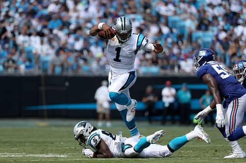 Cam Newton normalized rushing quarterbacks