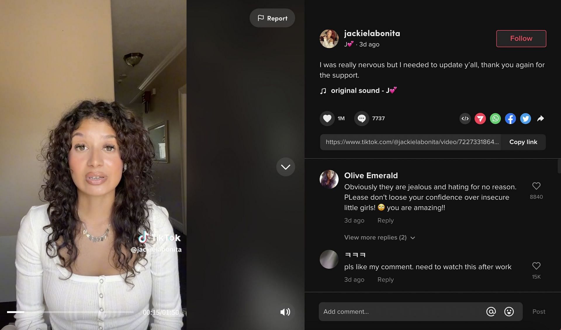 Influencer Jackie La Bonita's Astros game TikTok sparks controversy after  students who 'bullied her issue apology video