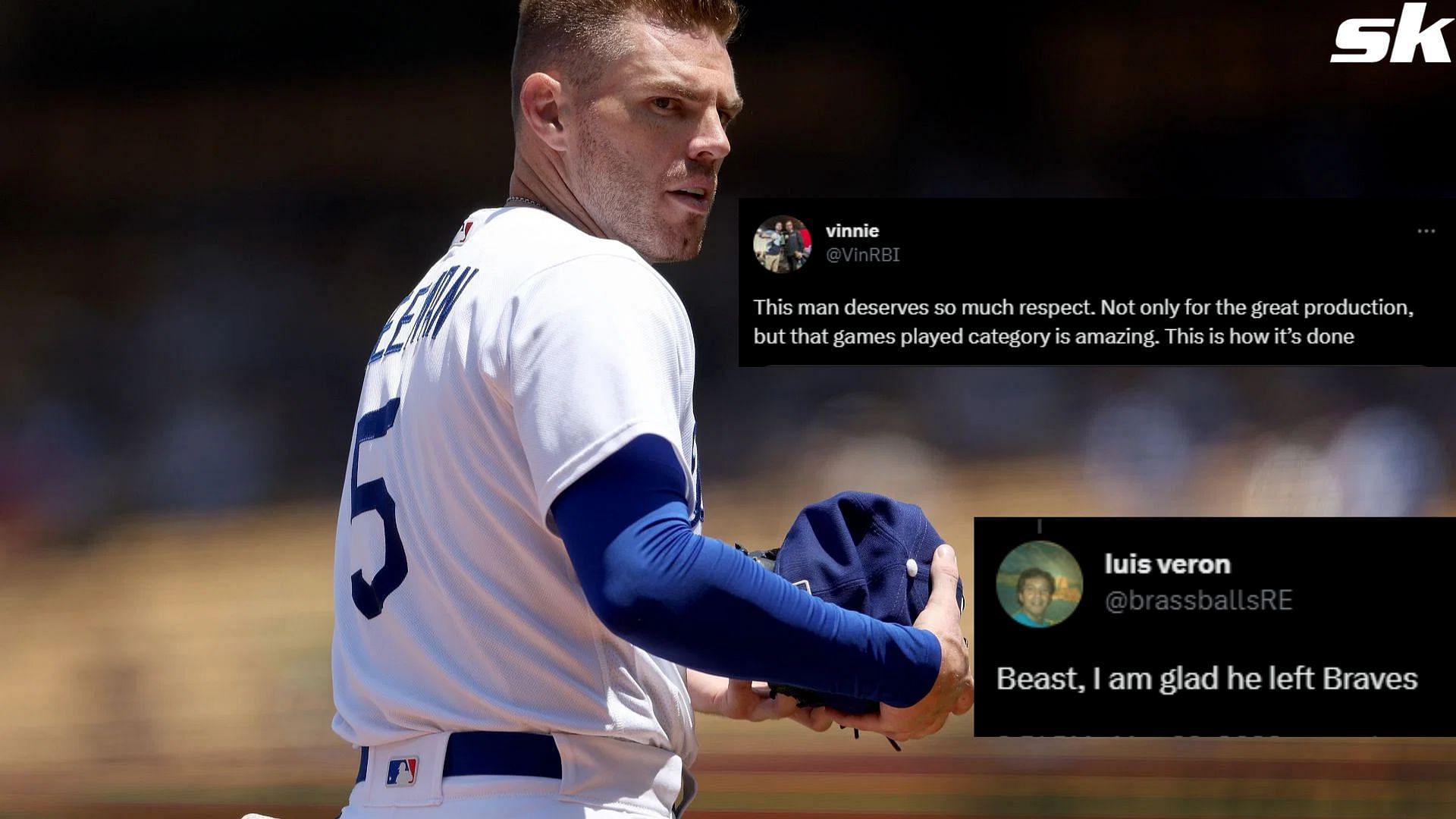 MLB Twitter reacts to Freddie Freeman's incredible consistency since ...