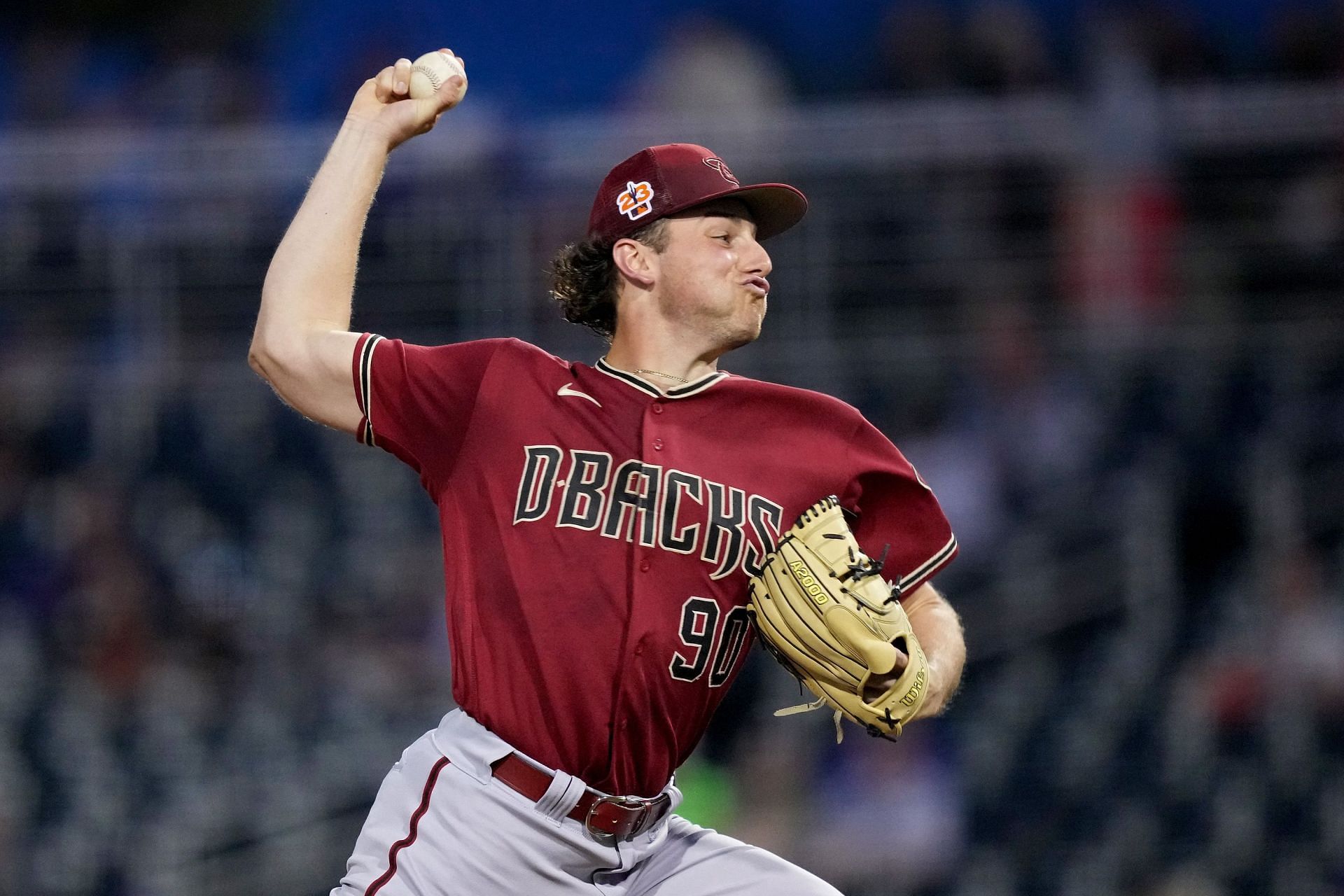 First strikeout for Ryne Nelson in a #Dbacks uniform., By Arizona  Diamondbacks