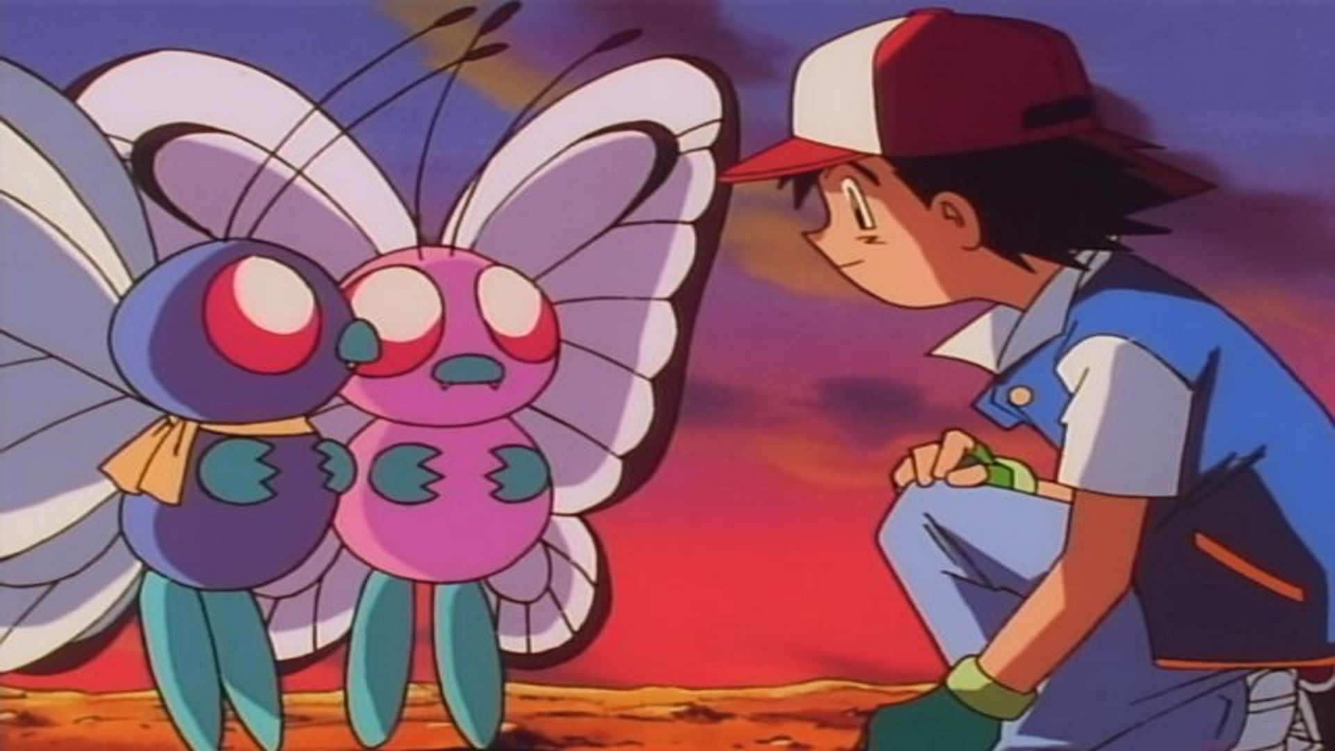 Ash reunites with Butterfree by Pokemonsketchartist on DeviantArt