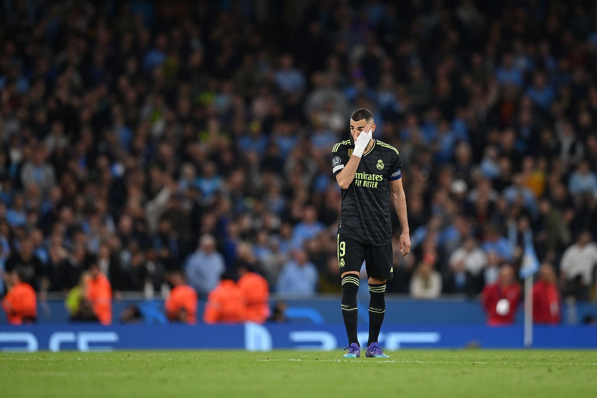 Karim Benzema struggled in the defeat to City.