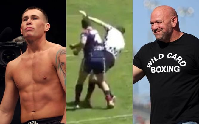 Darren Till shares disturbing video of Rugby player’s brutal attack on his opponents, asks UFC president to sign him