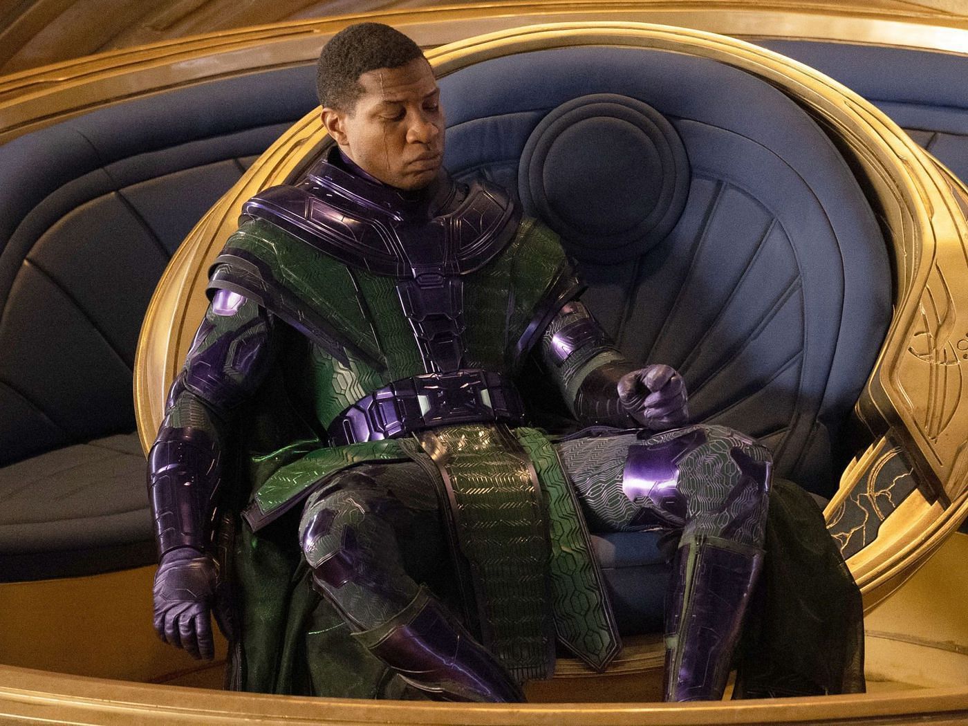 Marvel Studios faces a difficult decision as they grapple with the possibility of recasting Jonathan Majors&#039; Kang in the wake of the actor&#039;s assault investigation (Image via Marvel Studios)