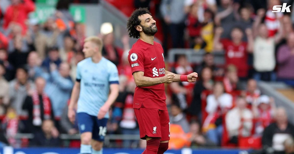 Salah reacted to making Liverpool history