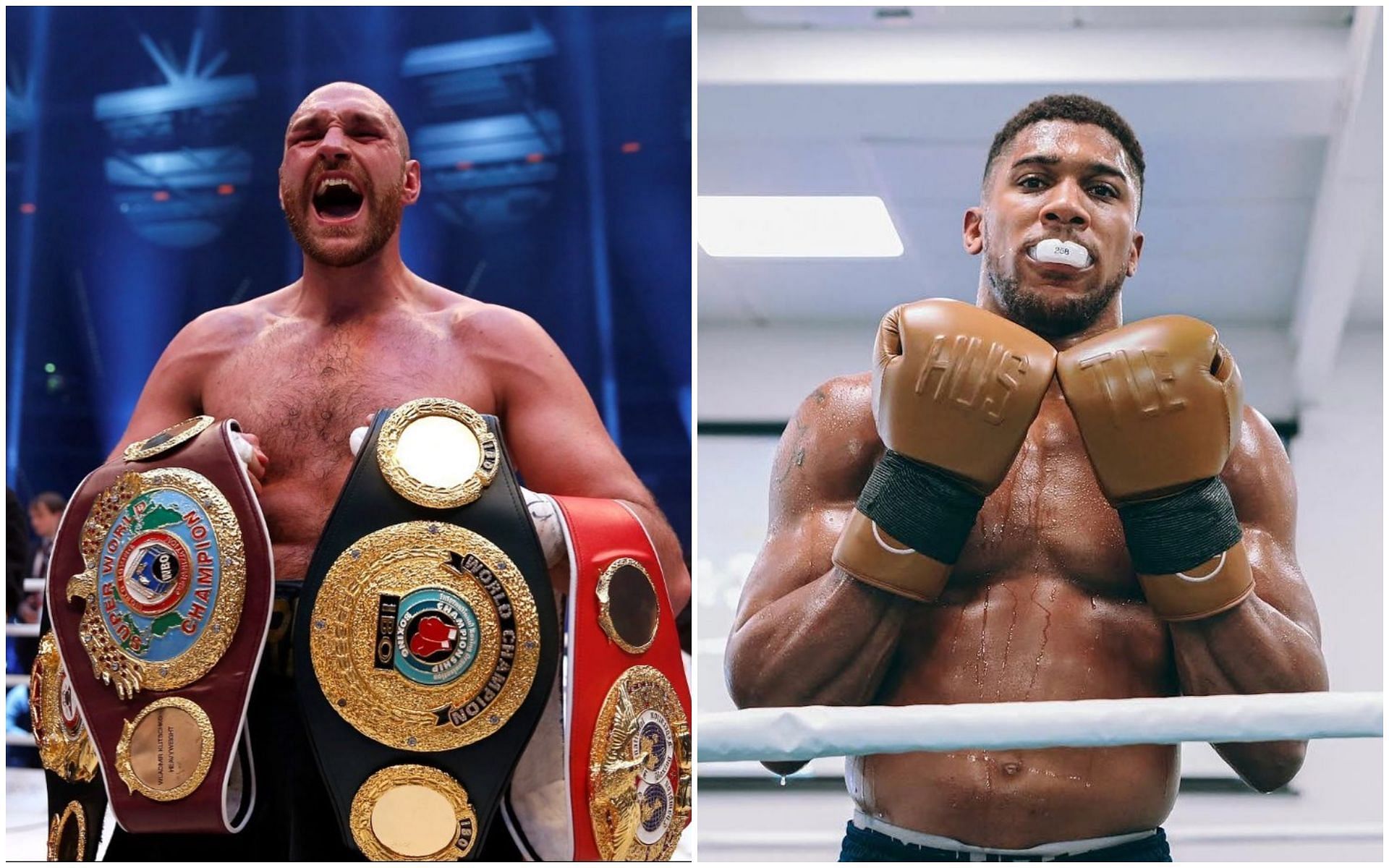 Tyson Fury and Anthony Joshua 