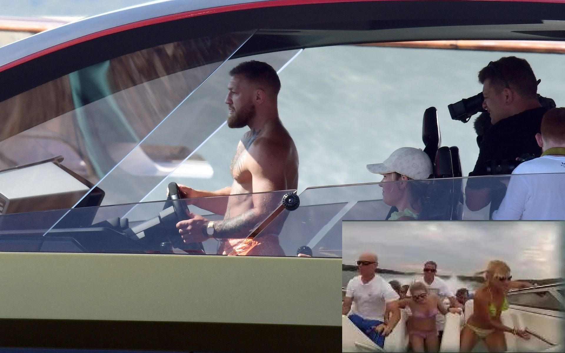 McGregor on his yacht, the Ozarks boat accident (Image Courtesy - Sunday World, FOX)