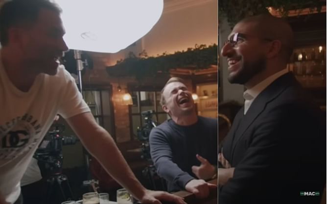 Eddie Hearn's compliment to Ariel Helwani leaves MacLife's Oscar Willis reeling with laughter
