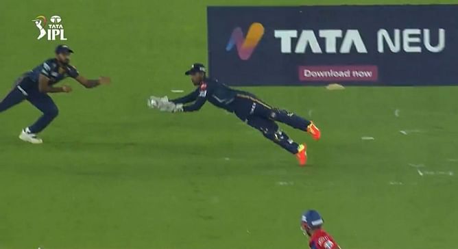 [Watch] Wriddhiman Saha takes one-handed stunner to dismiss DC’s Manish Pandey in IPL 2023