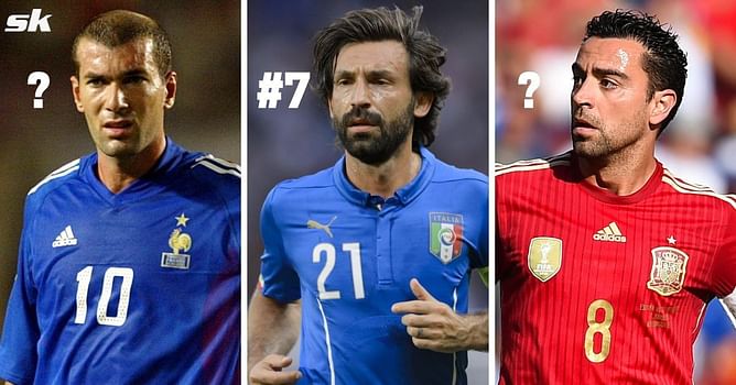 Zidane, Xavi, Pirlo and more: ChatGPT ranks the 10 greatest central midfielders of all time