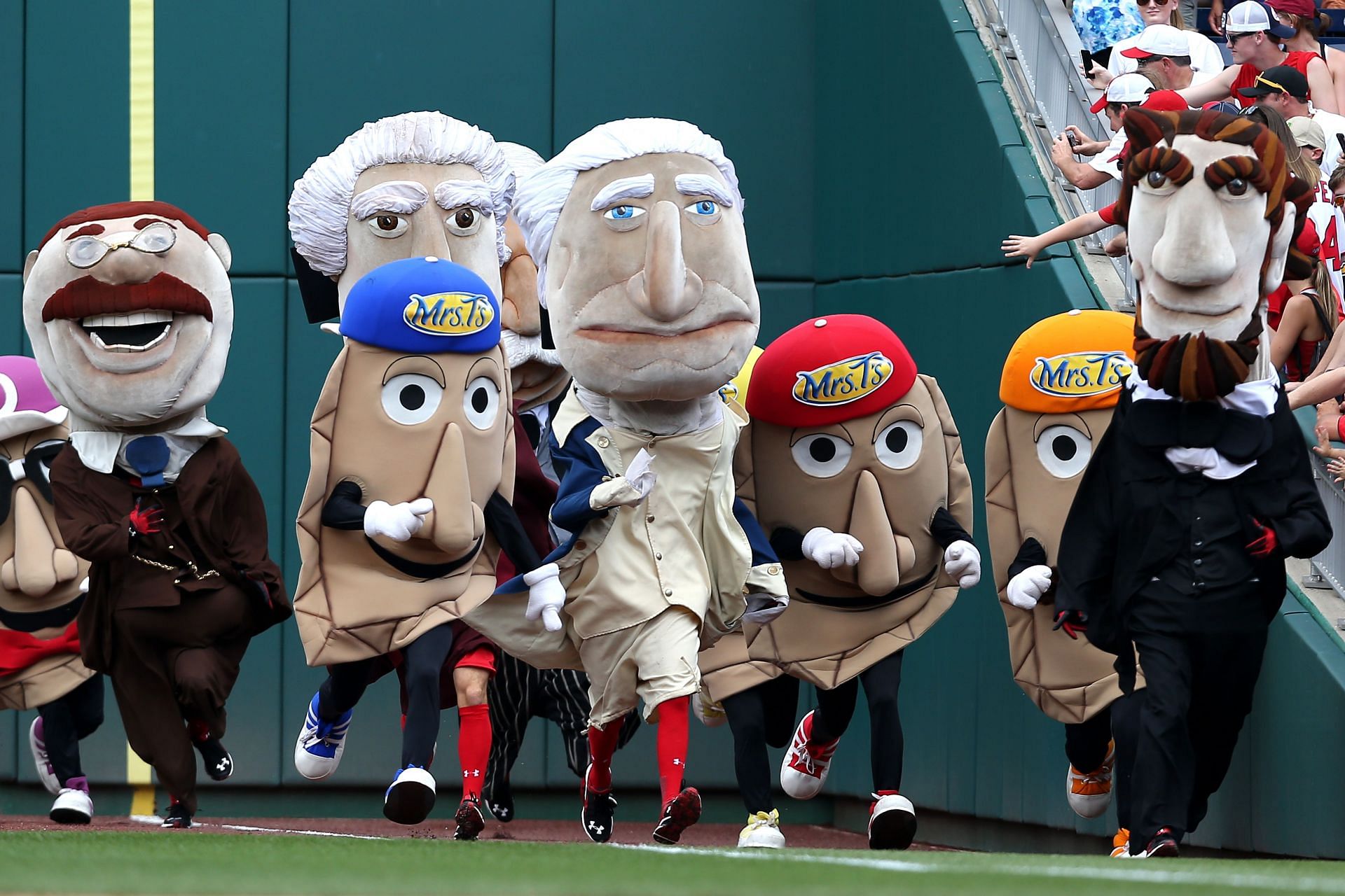 The Racing Presidents, Washington Nationals baseball team mascots