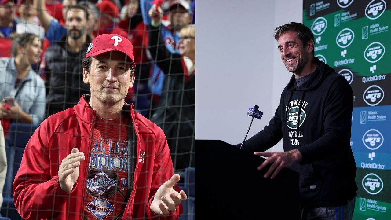 Aaron Rodgers and Miles Teller were at the Taylor Swift concert together