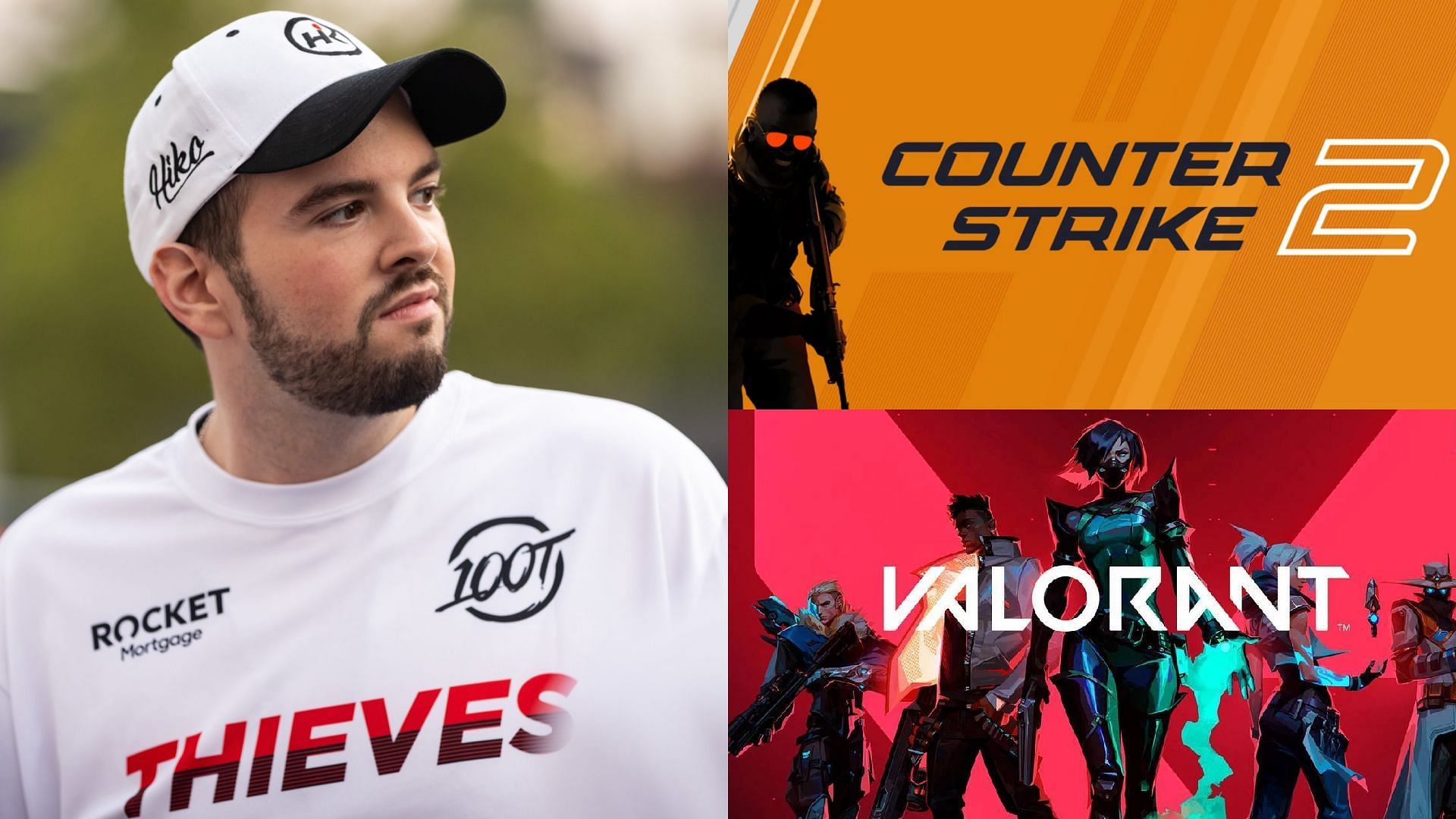 Hiko faces backlash after comparing Valorant and Counter-Strike communities (Image via Valve, Riot)