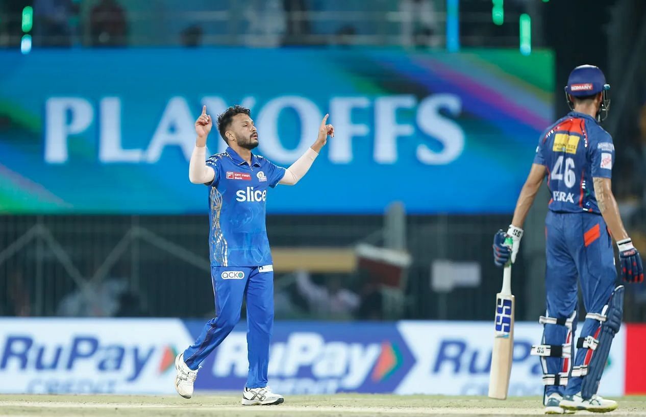 Akash Madhwal starred with the ball once again for the Mumbai Indians