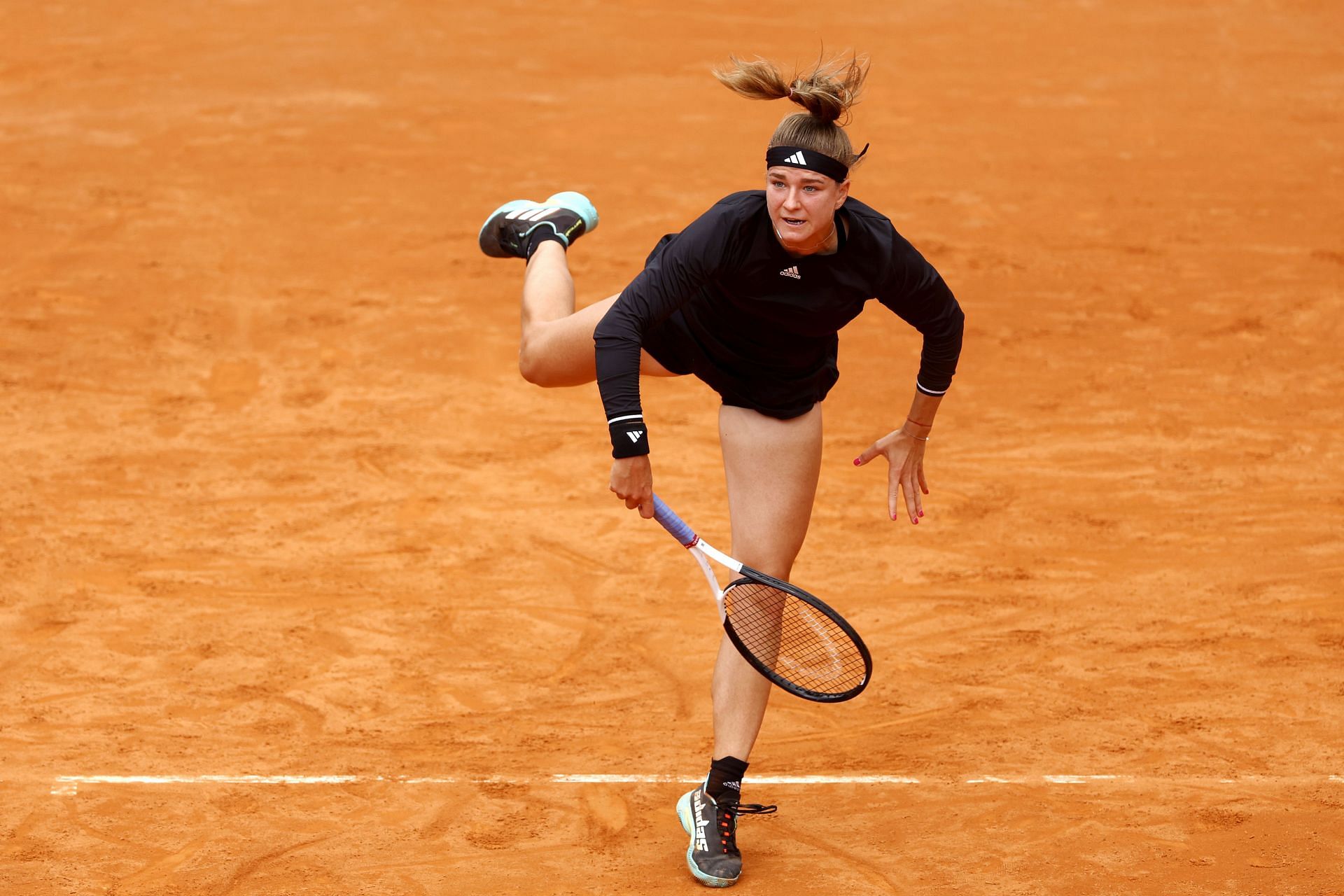 Karolina Muchova at the 2023 Italian Open.