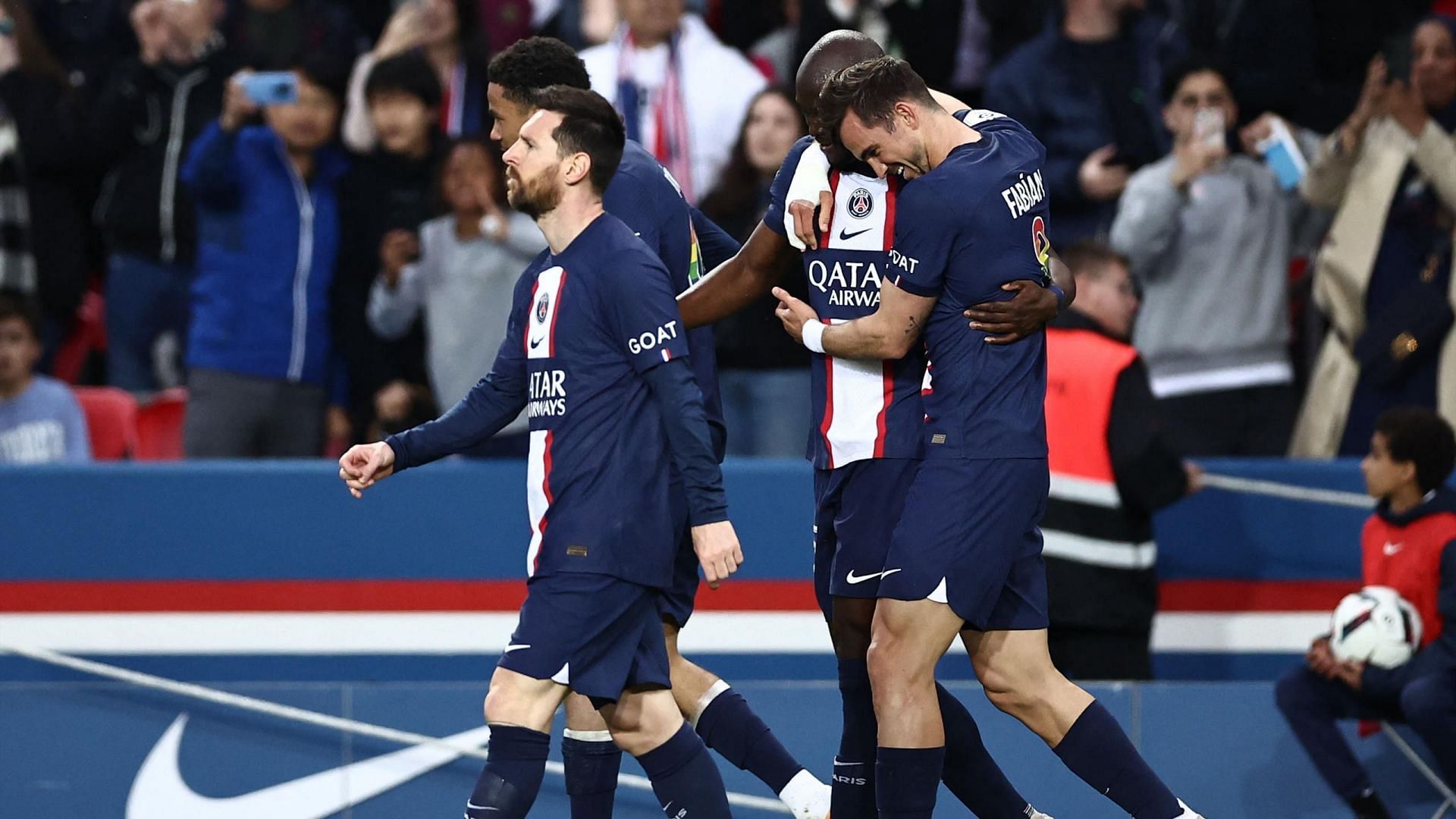 The Parisians cruised to a big win on Messi