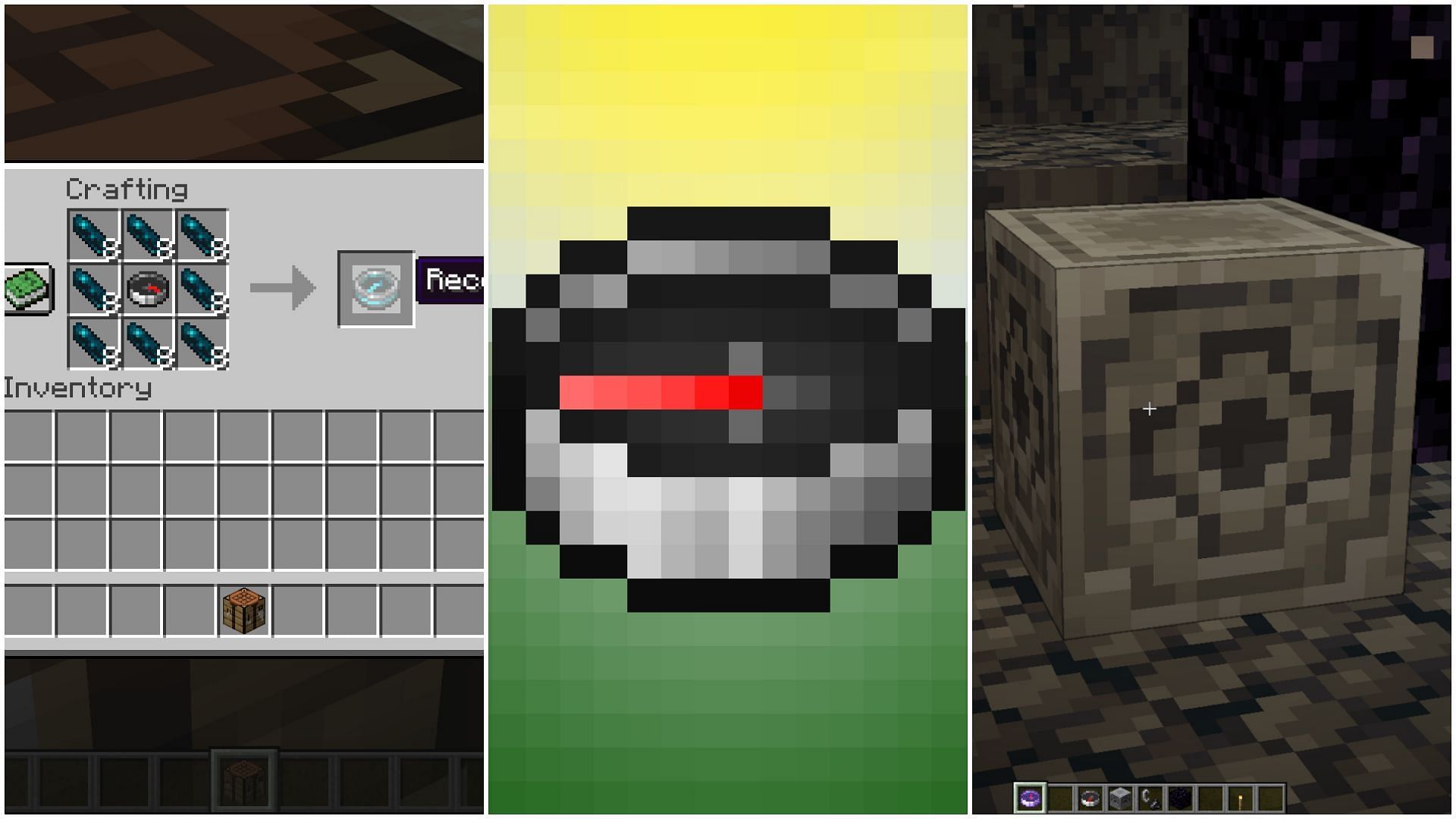 There are different uses of compass in Minecraft (Image via Sportskeeda)