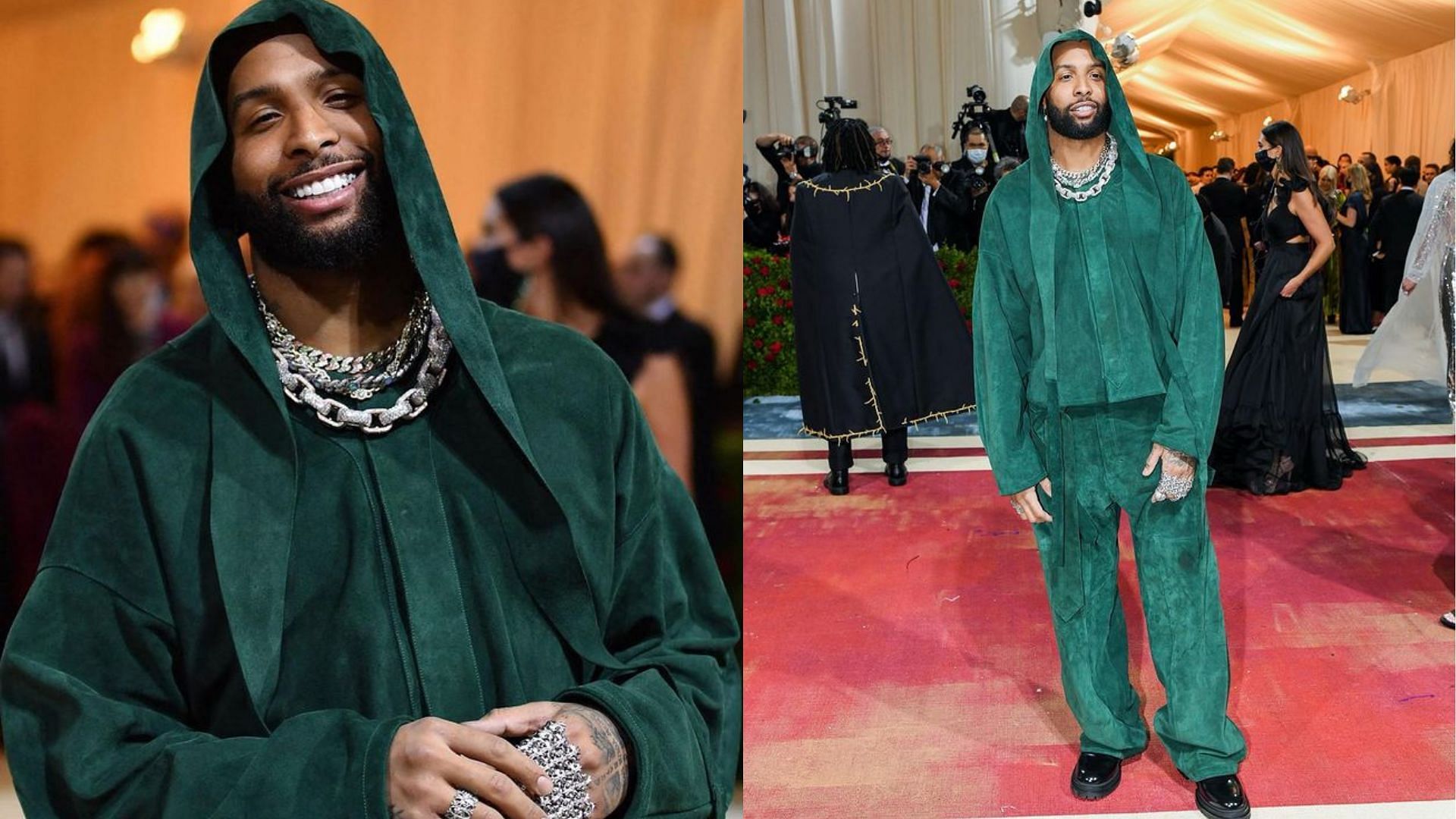 Odell Beckham Jr. at the Met Gala, 2022. (Image credit: @obj Instagram)