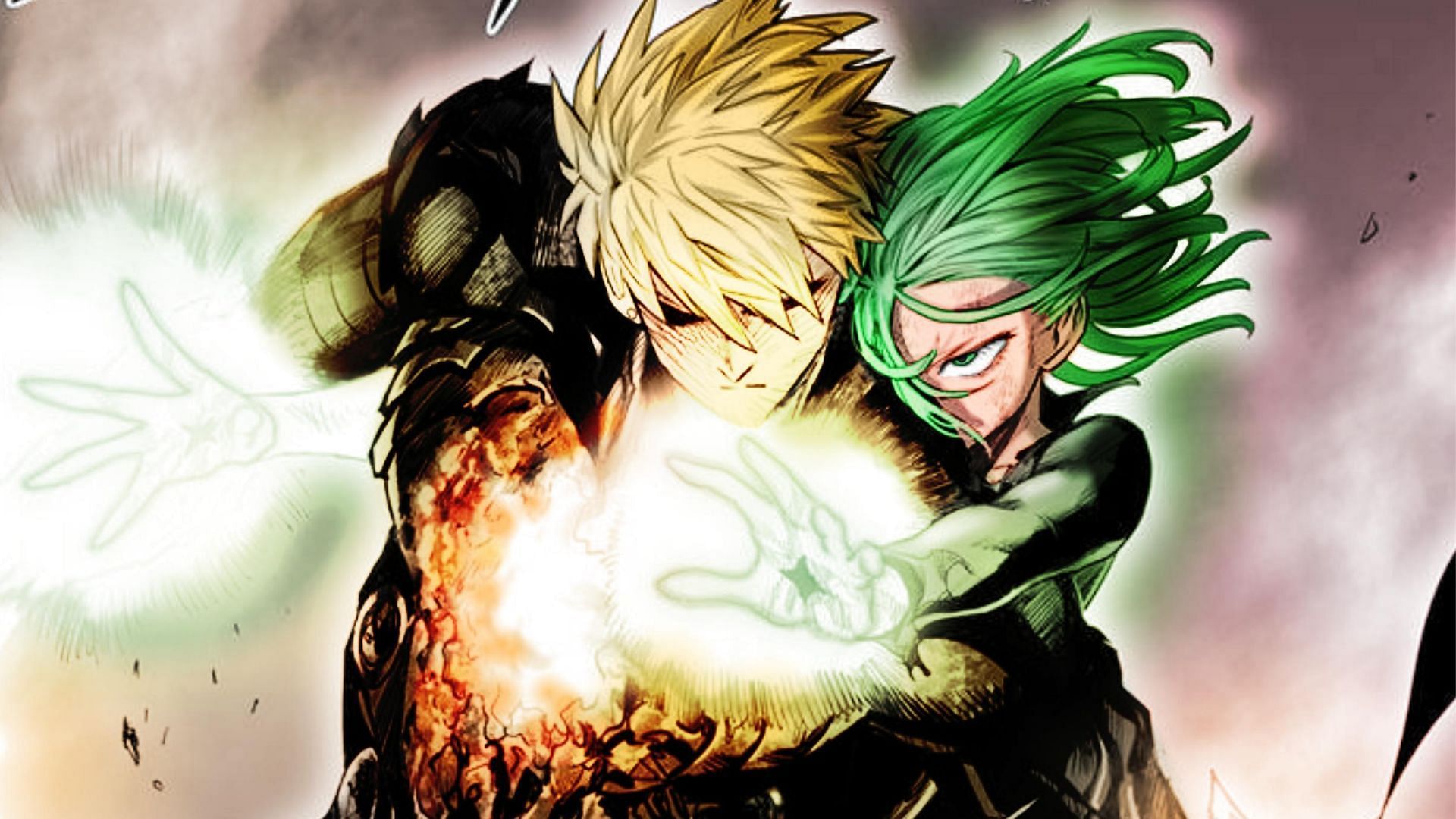 Genos and Tatsumaki as seen in One Punch Man