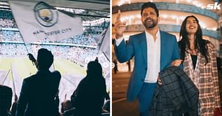 "What a treat" - Bollywood star Farhan Akhtar reacts after watching Manchester City destroy Real Madrid alongside wife Shibani