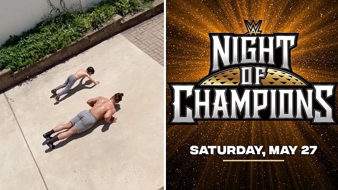 37 साल के WWE रेसलर ने Night of Champions से पहले अपने बेटे के साथ वर्कआउट का वीडियो किया पोस्ट, देखकर आपको आएगा मजा