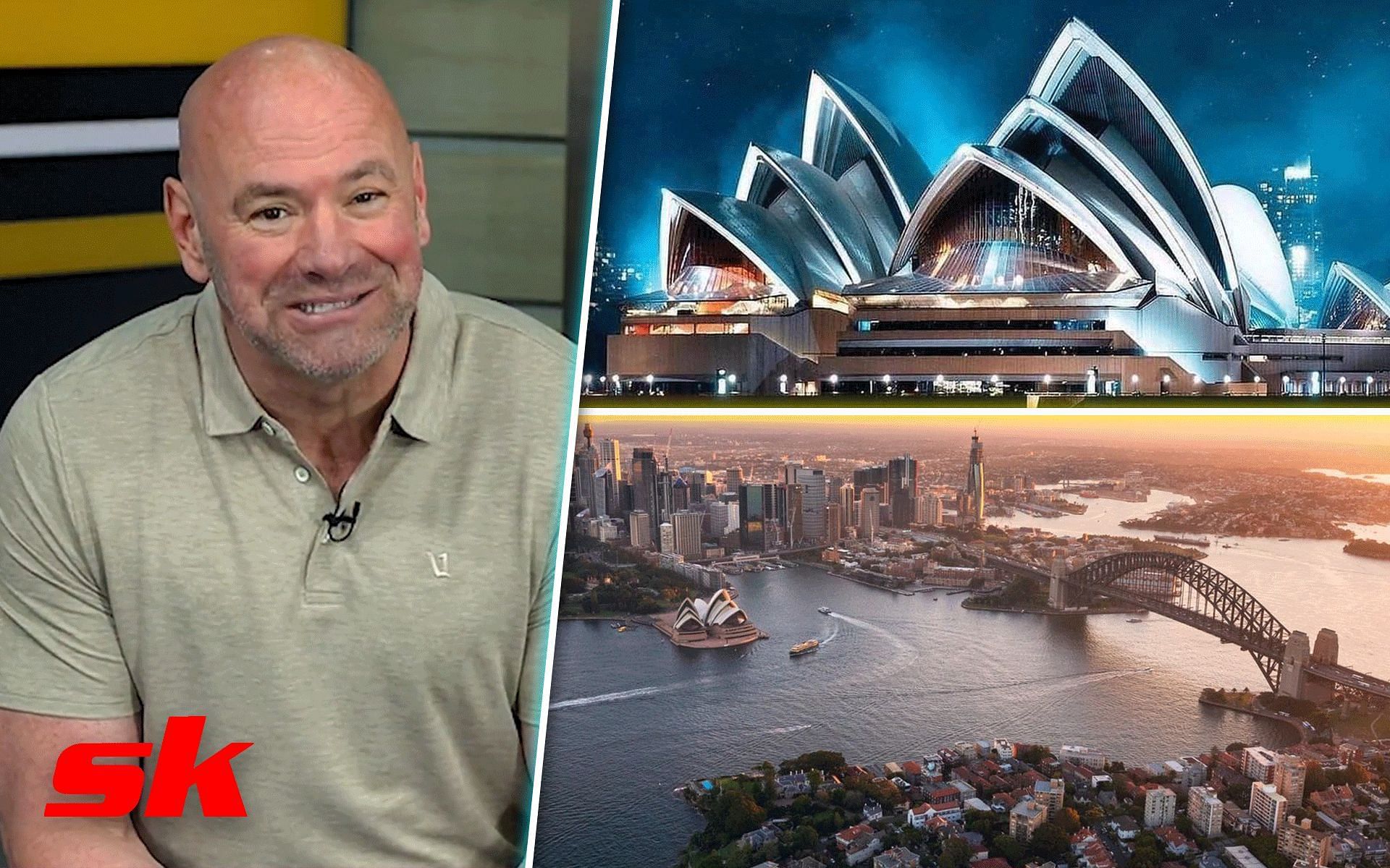 Dana White (left) and Sydney City (right) [Image credits: Getty Images and @EscapeDreams &amp; @sydney_sider on Twitter]