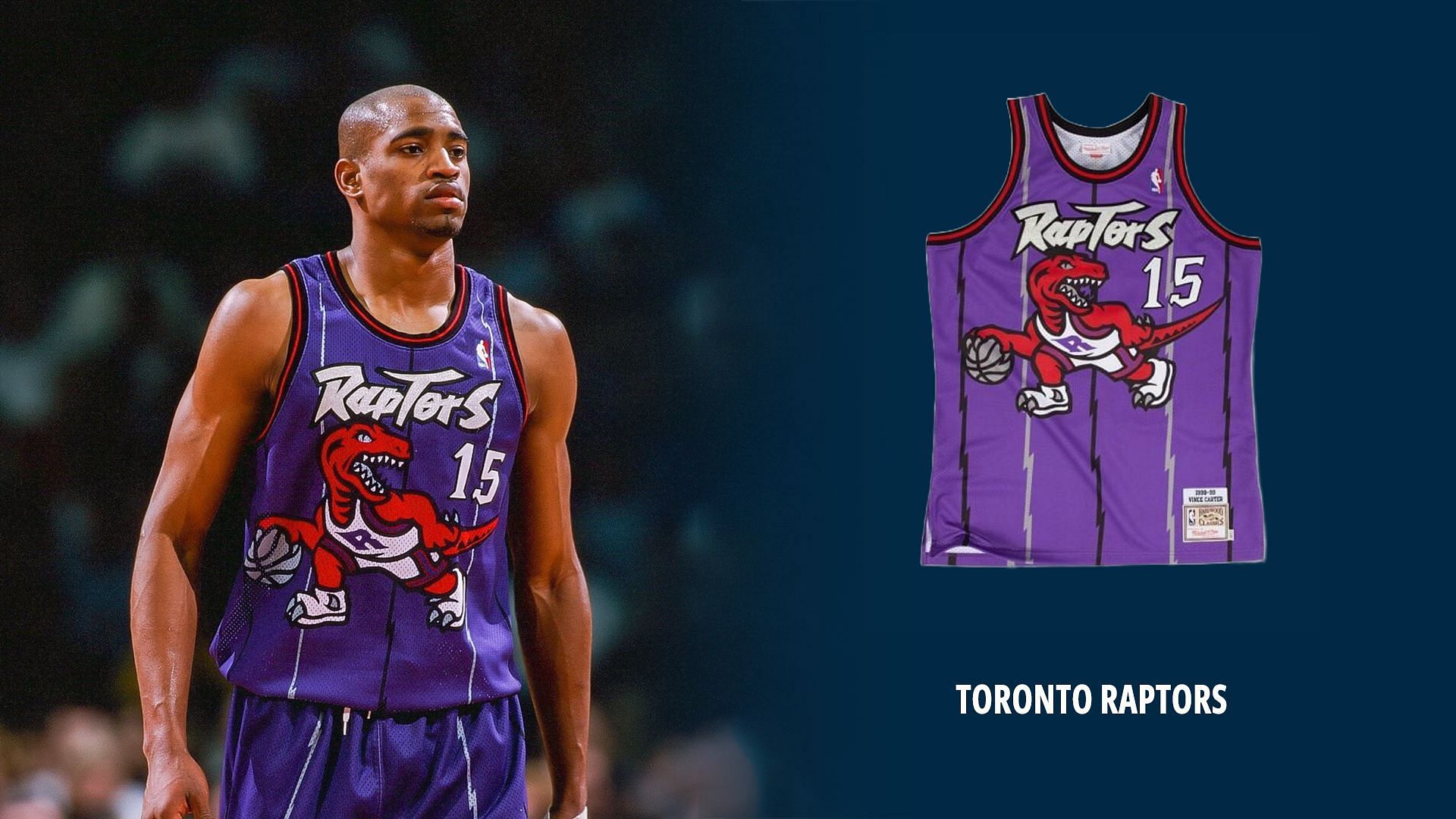 The Raptors had amazing NBA jerseys more than two decades ago