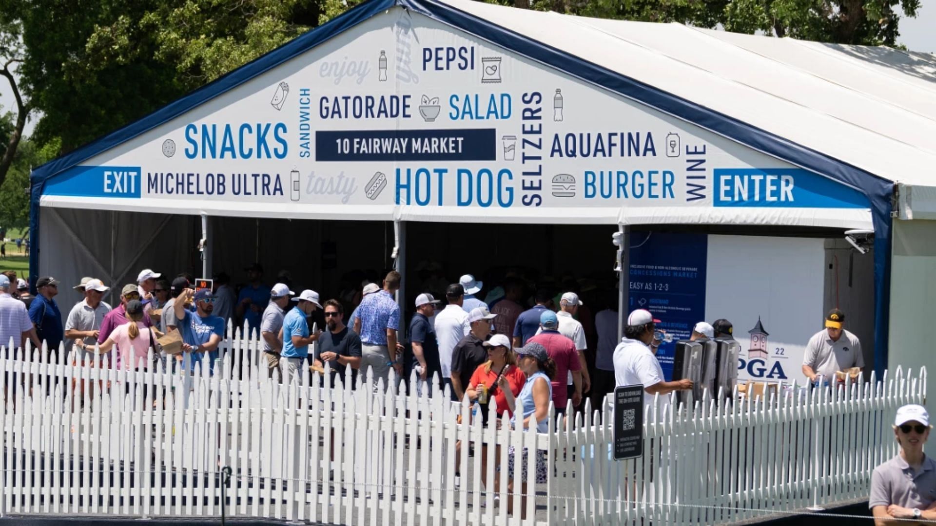 Food and Beverage at the 2023 PGA Championship (Image via PGAChampionship.com)