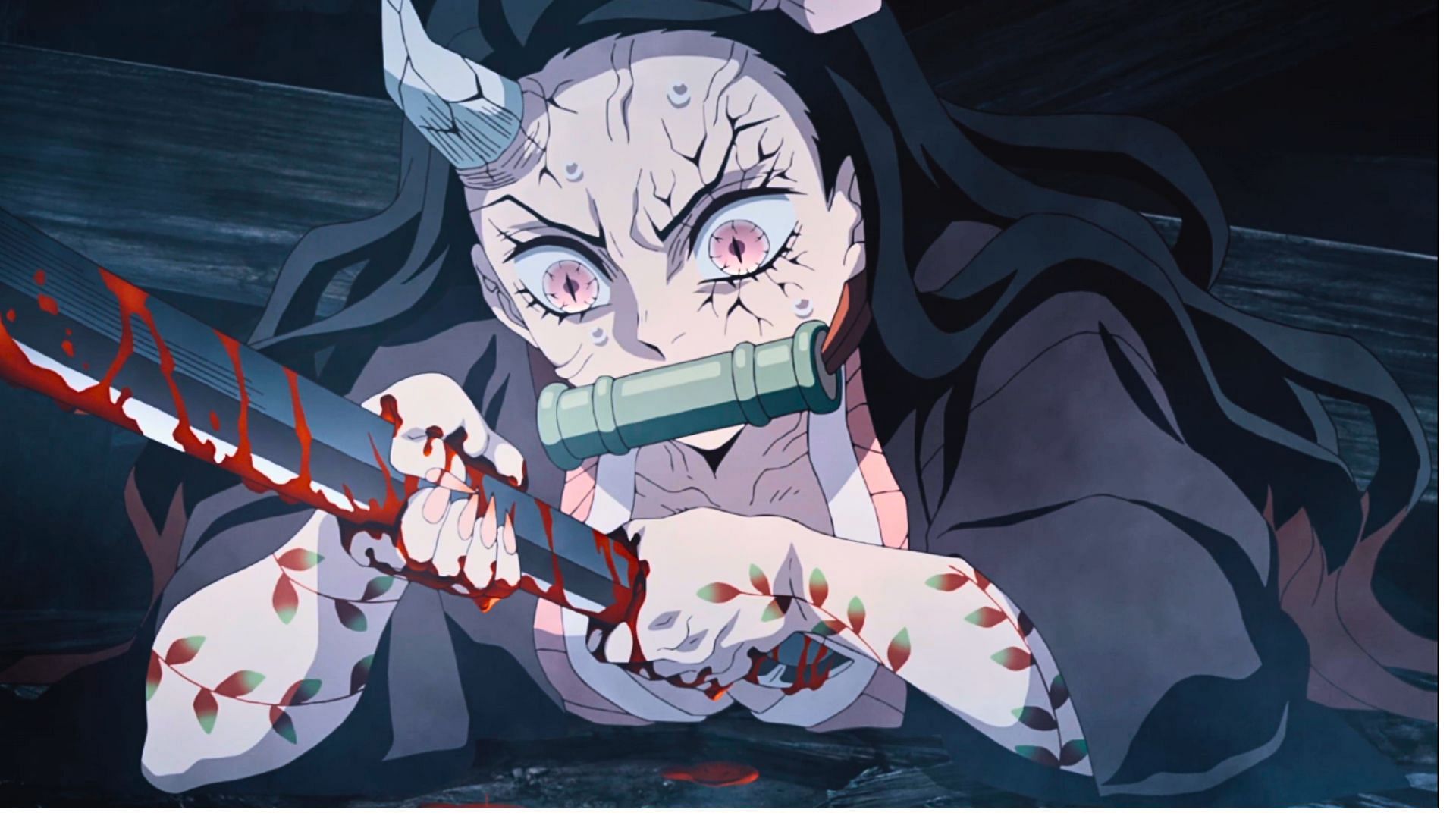 Nezuko as seen in Demon Slayer season 3 episode 5 (Image via Ufotable)
