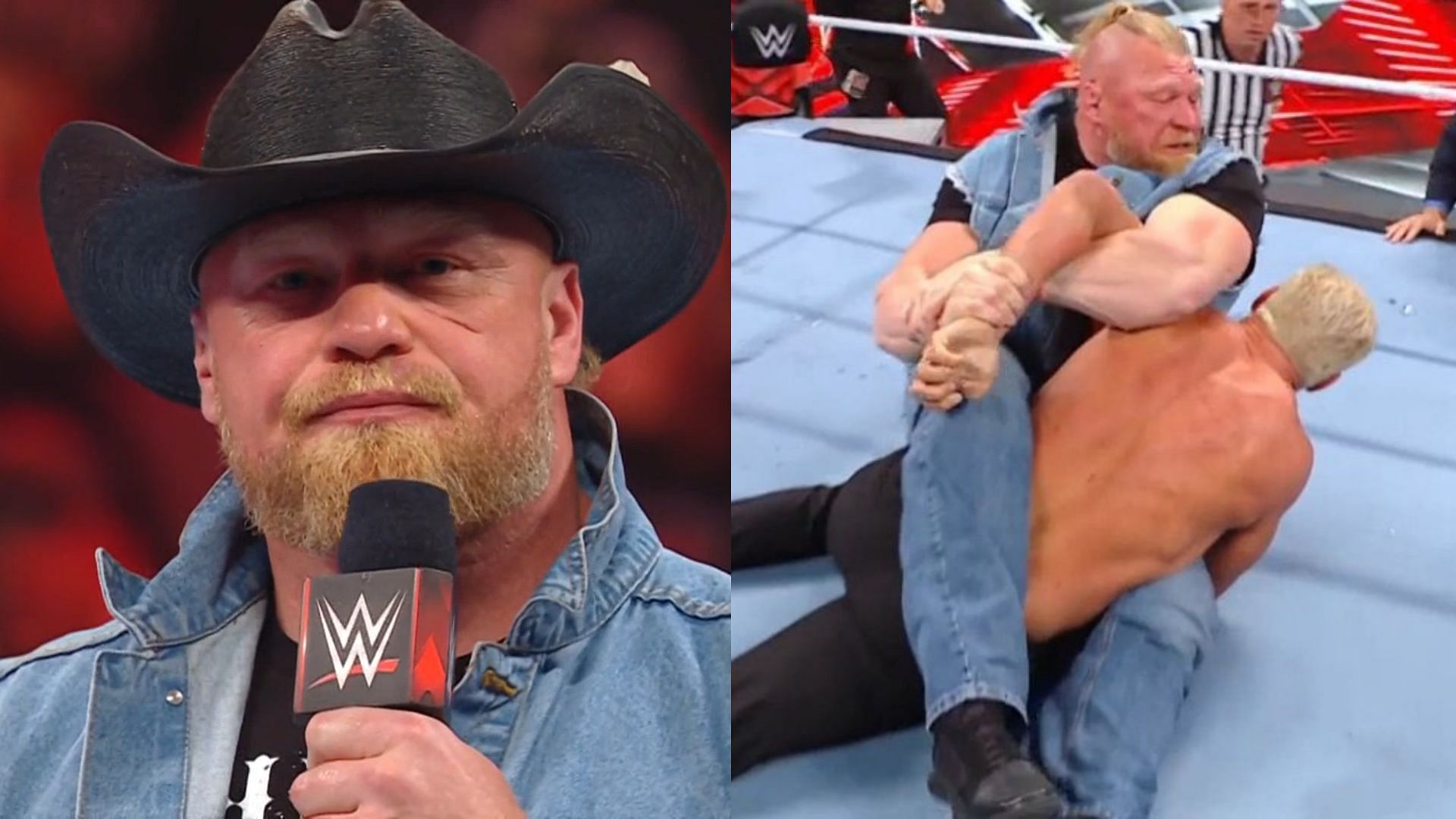 Update on Brock Lesnar's match at Night of Champions after he injured Cody Rhodes by apparently breaking his arm on RAW