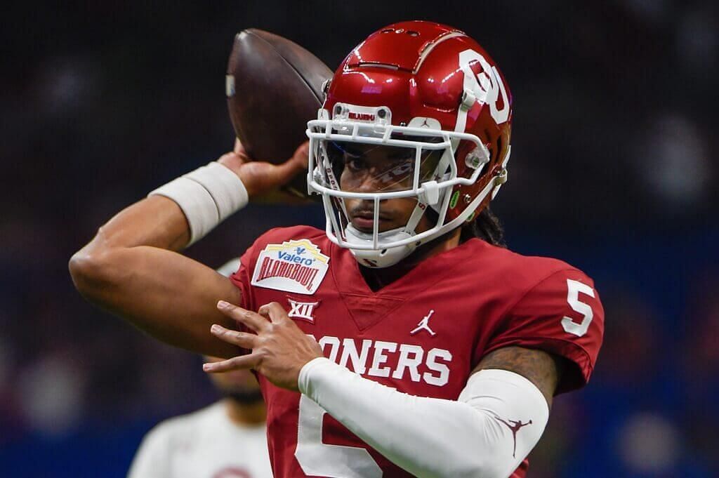 Micah Bowens with the Sooners