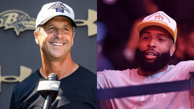 Ravens HC John Harbaugh discusses impact of Odell Beckham Jr. being absent from OTAs